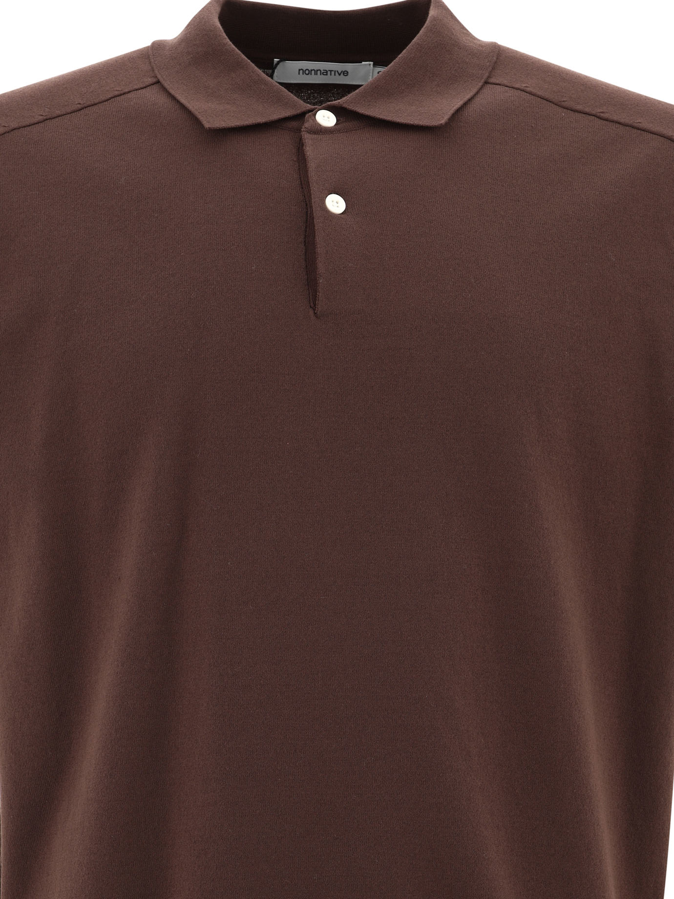 NONNATIVE Brown Dweller polo shirt